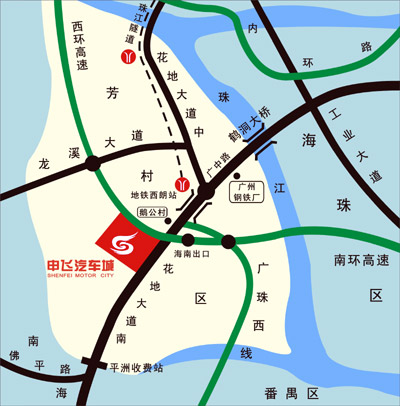 芳村街区地图图片